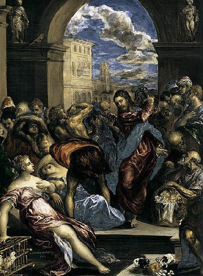 El Greco The Purification of the Temple oil painting image